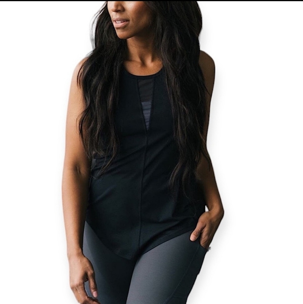 Zyia Effortless Tank Black Size Large